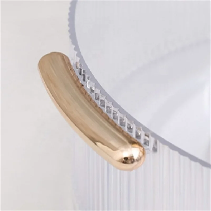 Rotating desktop containers Dresser Organizer Round Skincare Jewelry Cosmetic Storage Box Transparent rotatable makeup organizer