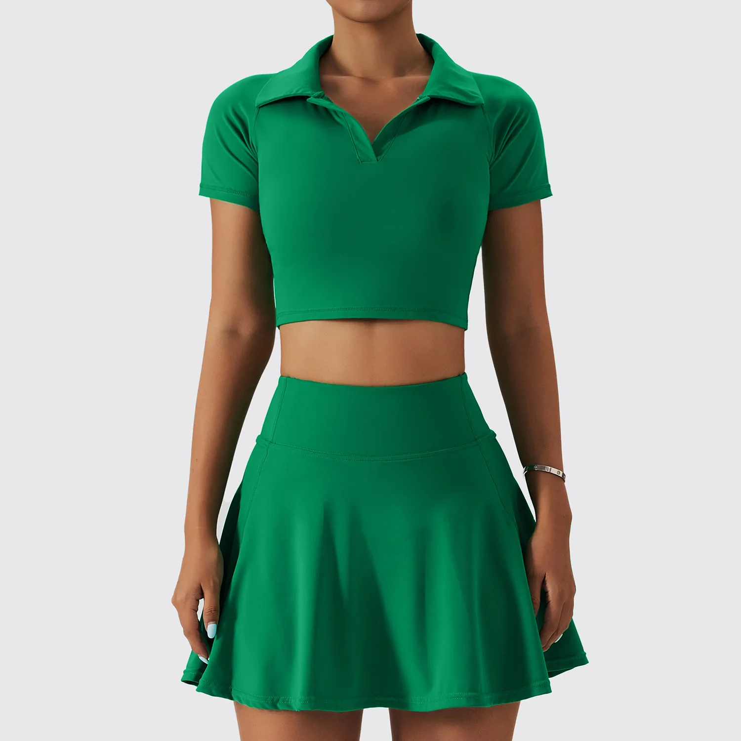 running fitness sports casual tennis set women tennis skirt set tennis wear for women