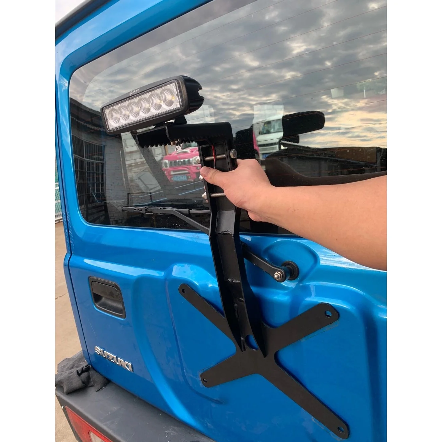 Third Brake Light & Antenna Mounting Bracket for  Suzuki Jimny JB64 JB74 2018+ Accessories