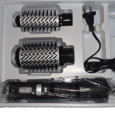 
CE GS CB approved 2 speed 3 heat setting 360 degree automatic rotating ceramic hot air brush for styling and frizz control 