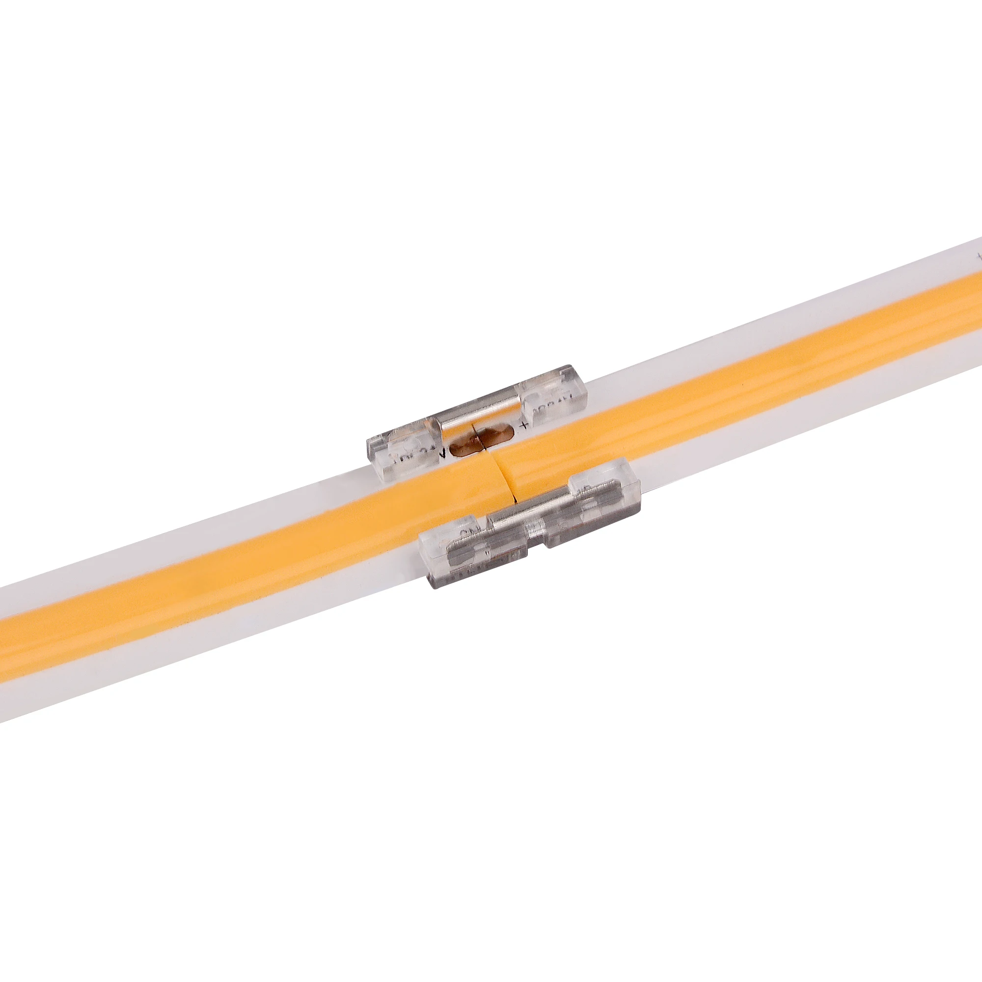 H-B2P 8mm 10mm 2 pin wire solderless qijie cob led strip connector