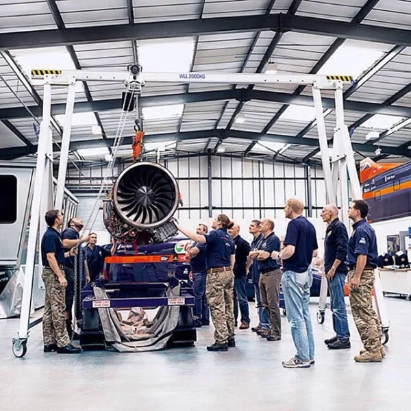 Lightweight helicopter aviation aircraft airplane airport maintenance aluminum gantry Crane for sale