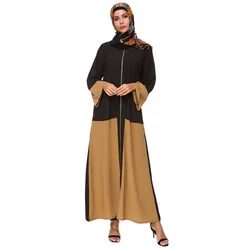 New arrival Chiffon loose maxi dresses robe Dubai Turkey Malaysia Abaya Muslim women garment dresses