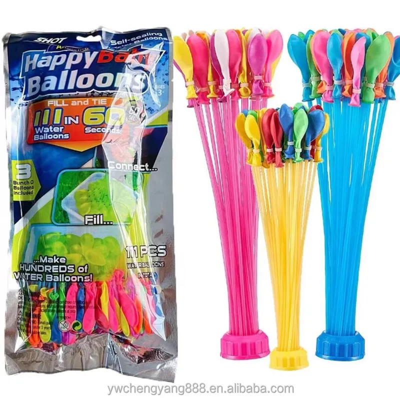 Factory spot Water Balloons 111pcs /bag  Balloon Self Sealing Magic Quick Fill Water Balloons for Summer Relax Outdoor