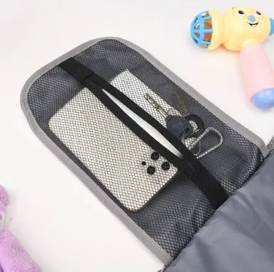 Manufacturing Company Hot Sale Low price Reusable Waterproof Double Zip Pul Fabric Wet Laundry Bag Small Diaper Bag Wet Dry