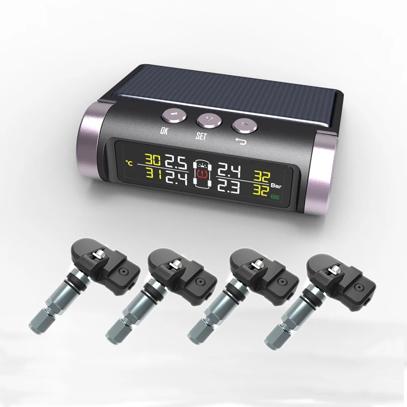 Беспроводная интеллектуальная система мониторинга давления в шинах на солнечной энергии TPMS