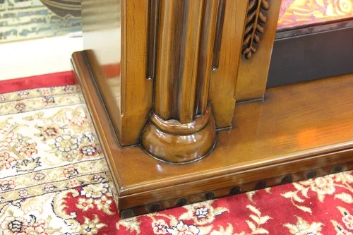 Cheap Modern White Wood Electric Fireplace For Home Decor