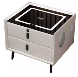 3.8mm 4mm 4.5mm 5mm Smart  Nightstands Glass Tempered Glass Bedside Cabinet Glass for bedroom