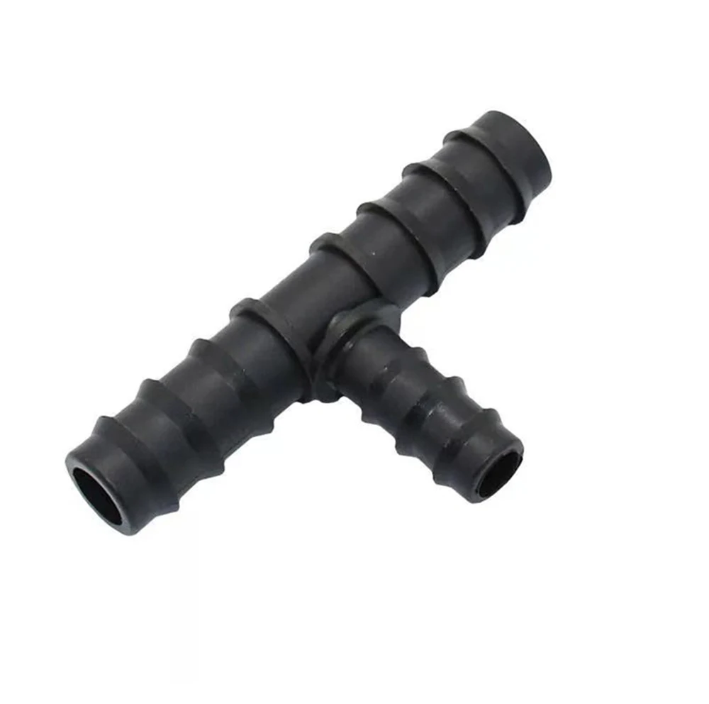 High Quality Drip Irrigation 16MM/20MM Plastic Barb Tee Connector For Drip Pipe