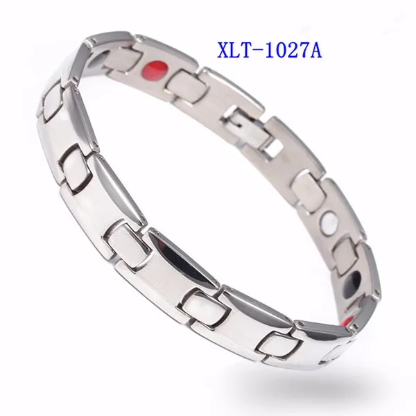 
Super sales FIR negative ions women jewelry stainless steel magnetic bracelet 