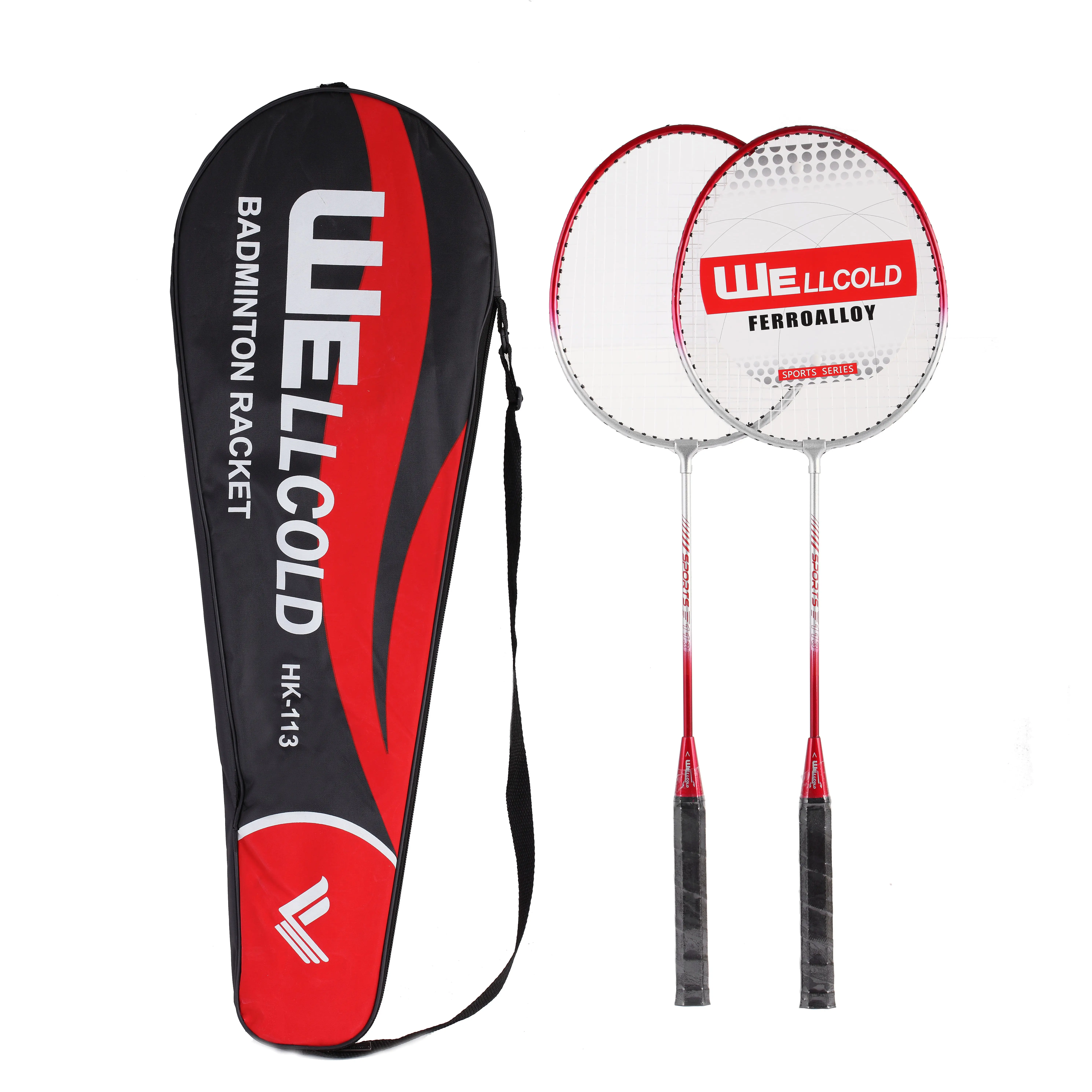 Quick delivery lightweight steel ball badminton racket,badminton racket original with high quality