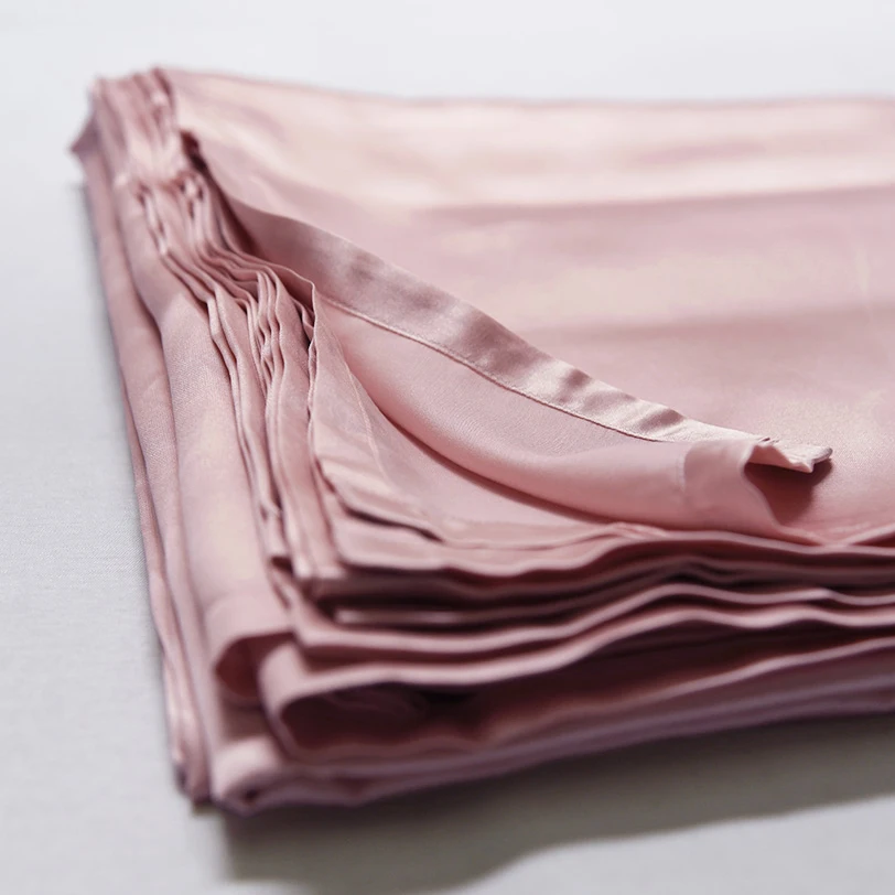 100% Mulberry Silk Flat Sheet Comfortable Natural Silk Top Fitted Bed Sheet Wedding Hospital Use Customizable Direct Factory