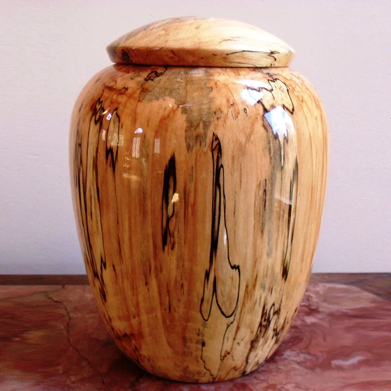 Handmade wooden human Adult and Teen ash cremation ash urn