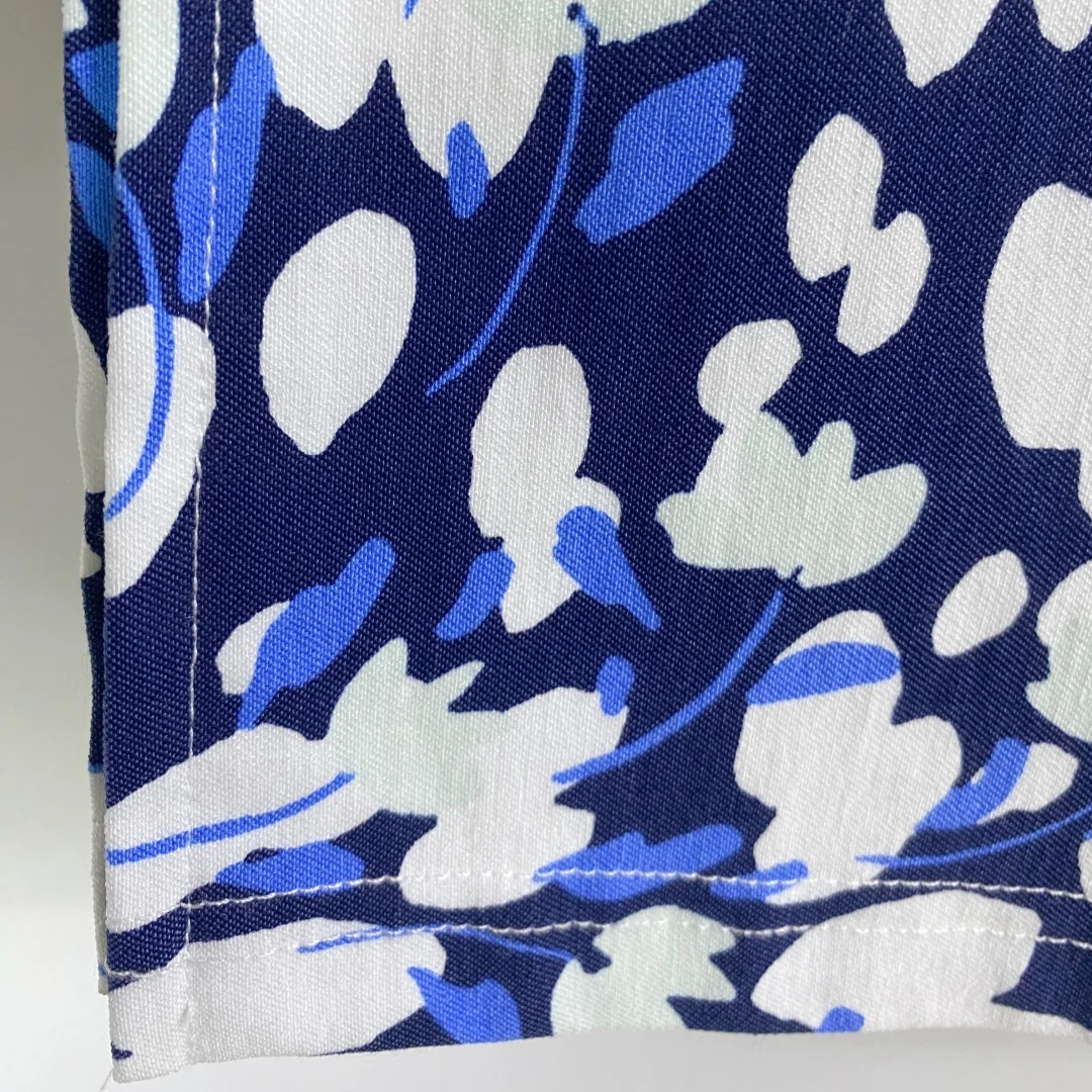 Хлопковое маленькое Цветочное платье без рукавов с разрезом сбоку и круглым вырезом свободного покроя