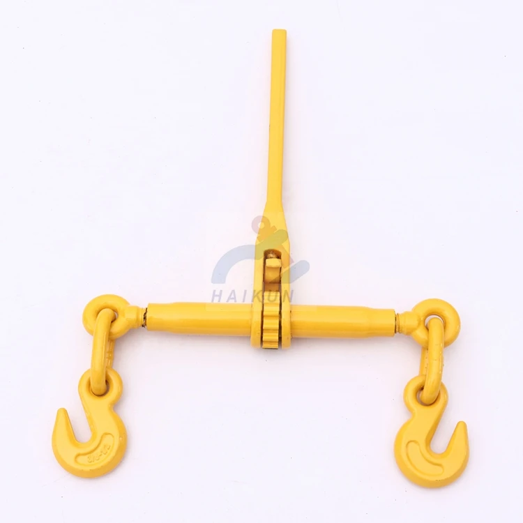 Haikun heavy duty ratchet load binder / tie down hardware / chain ratchet load binder