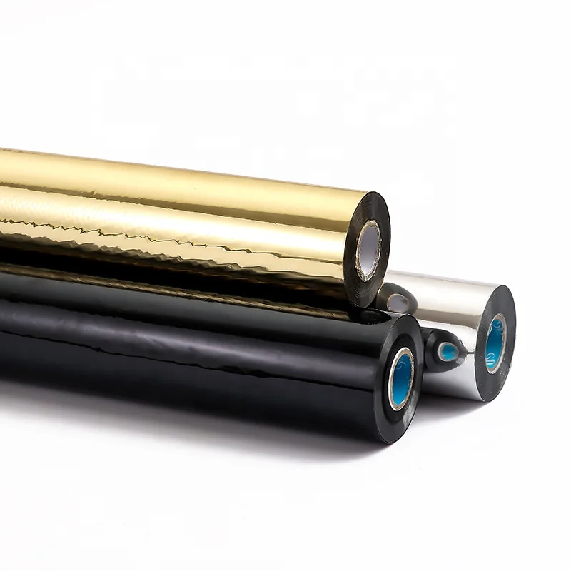 Common Hot Paper Shattered Glass Silver Holographic Metalized Plastic Green Stamping Foil