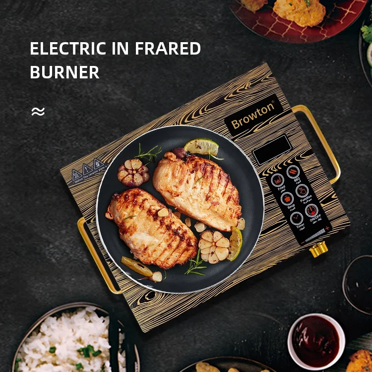 Portable Electrical Indection Stove Bbq Hot Pot Cooktop Electric Halogen Ceramic Induction Infrared Cooker