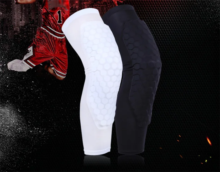 Wholesale  factory price accept custom logo fast dry polyester sports basketball running gym knee pads