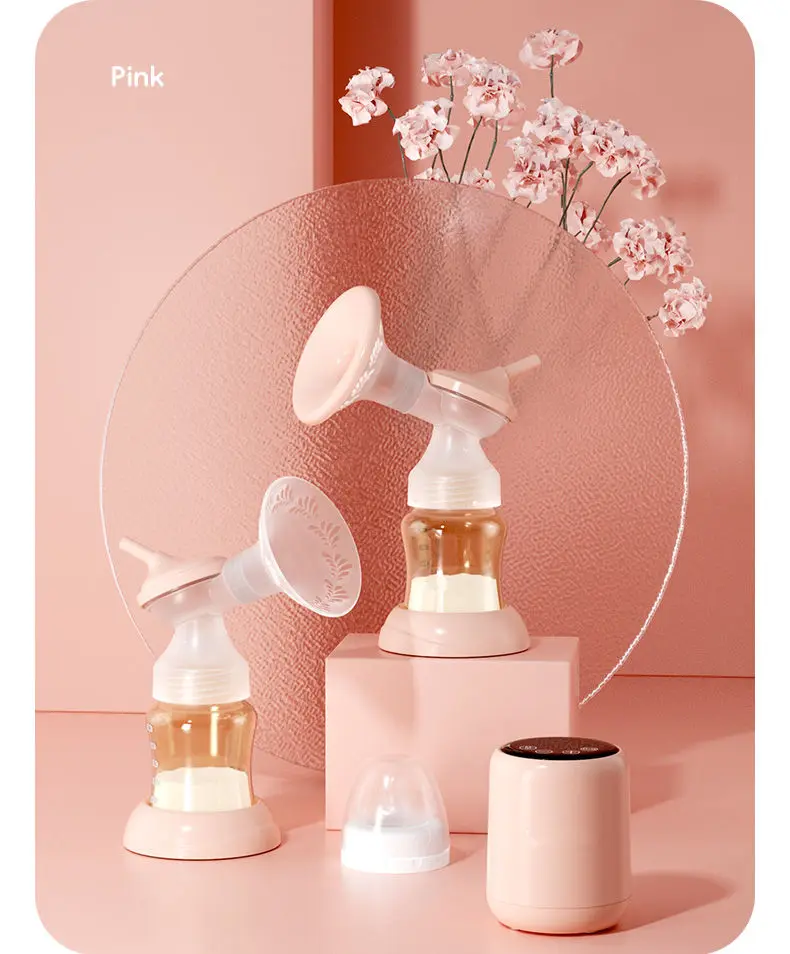 Efficient Double Dual Motor Electric Smart Breast Nipple Suckers Massager Pump Stimulate Milking machine for woman breastfeeding