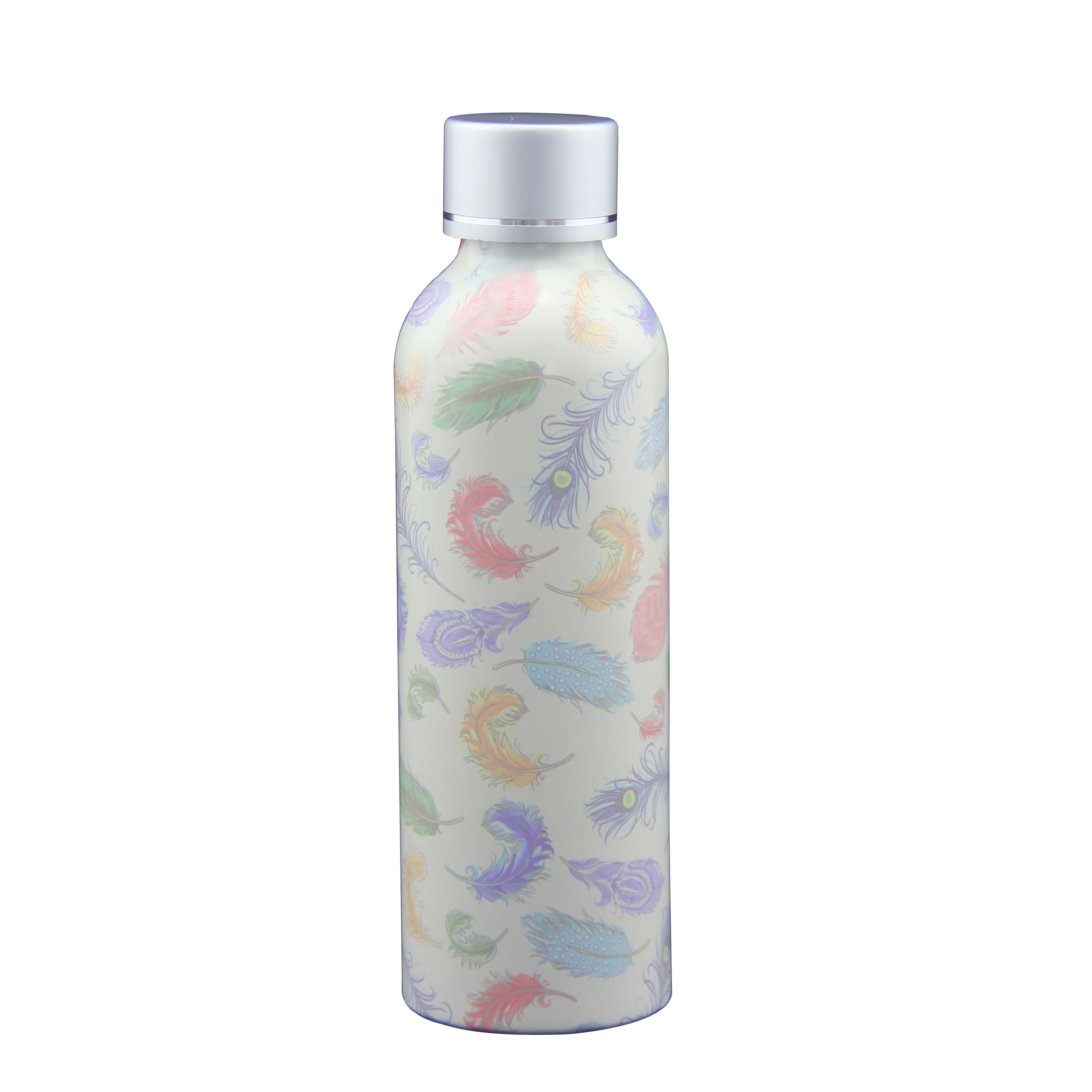 China supplier wholesale Empty Cosmetic Silver Aluminum lid Silver Aluminum Bottle for essential oils 50-1000ml for Lotion