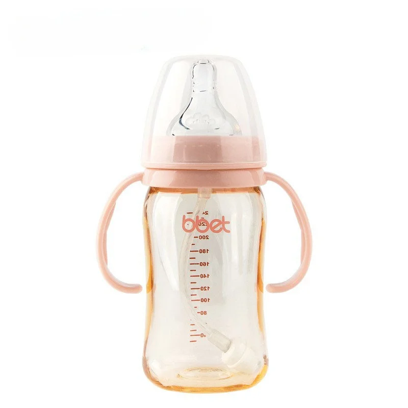 big wide neck straw nursing feeding baby bottles teat kit in bulk with formula dispenser
