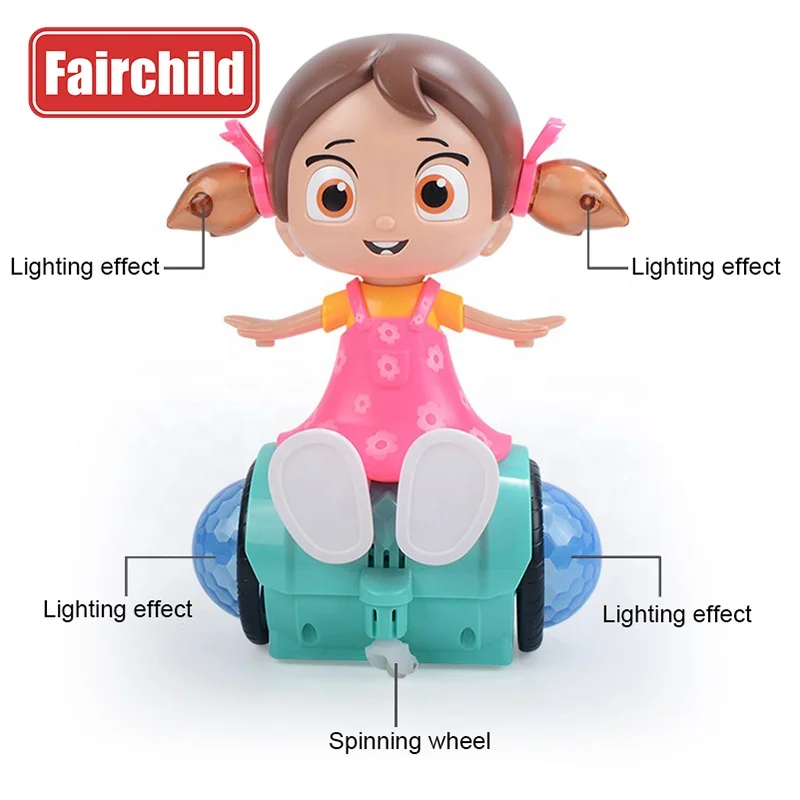 Rotation Dancing Girl Toy Musical toys Electric Dancing Girl Doll tiktok hot selling with light and music