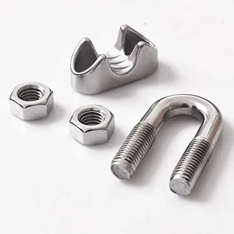 Hot Selling Wire Rope Clip Stainless Steel 304 Ss316 Hardware US Malleable Type Wire Rope Fittings