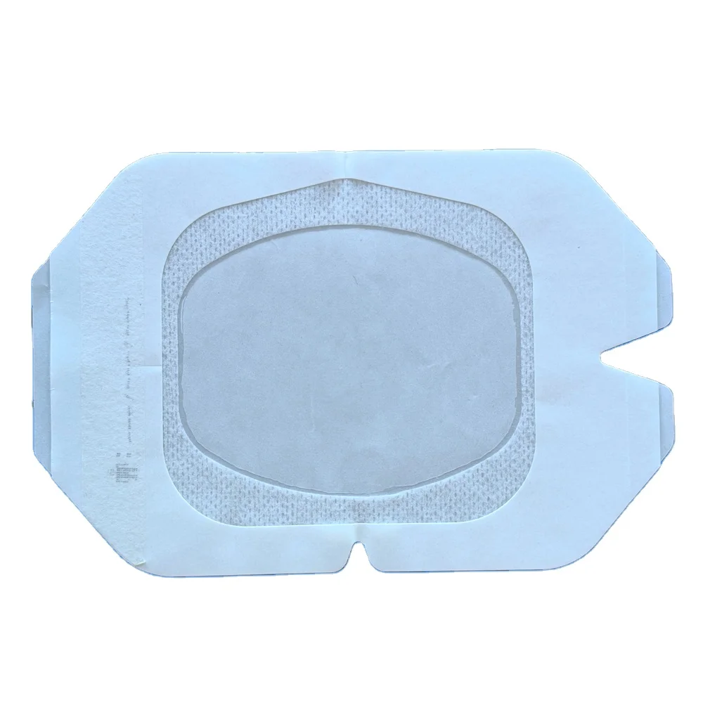 Medical Disposable Transparent PU Film IV Fixing Dressing with Frame