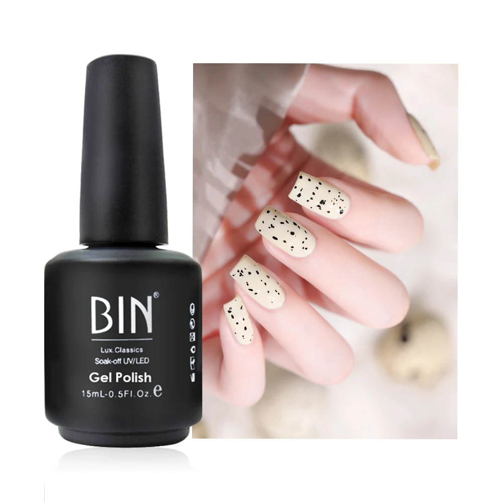 BIN hot selling uv gel polishes 15ml Quail egg shell glue