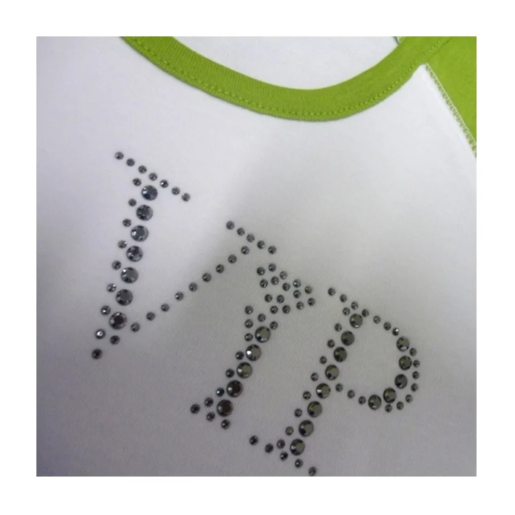 For B2B Rhinestones Apply Personalized Logo Design Service Clothing