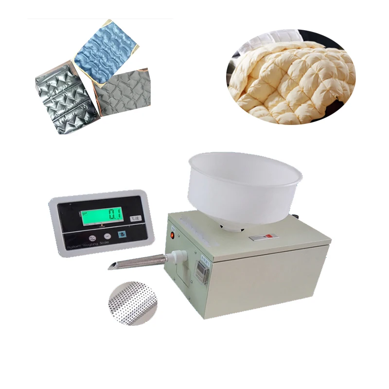 The most practical jacket down filling machine cotton pillow filling machine