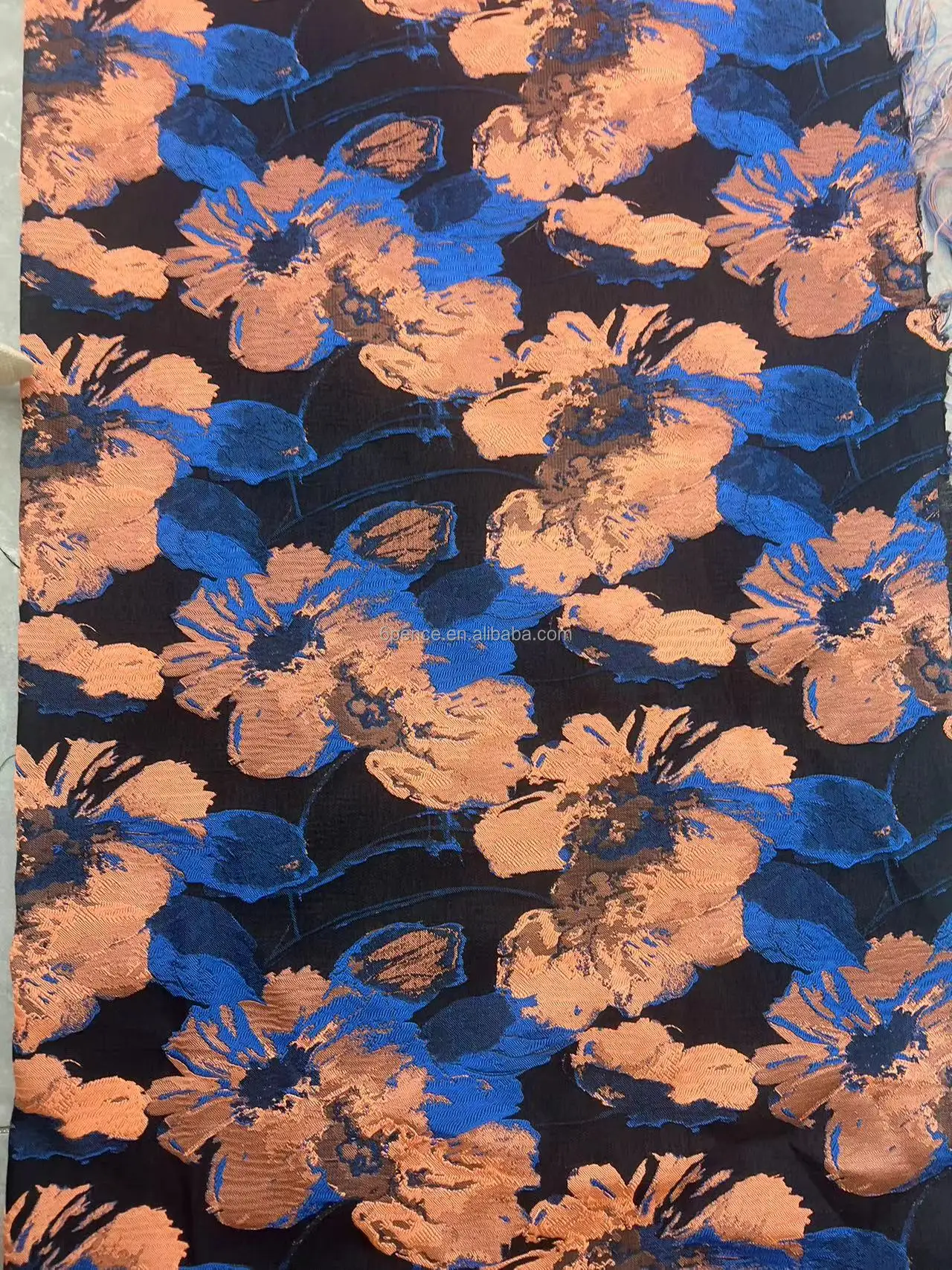 High quality Soft Jacquard Brocade fabric for gowns suits dress coat