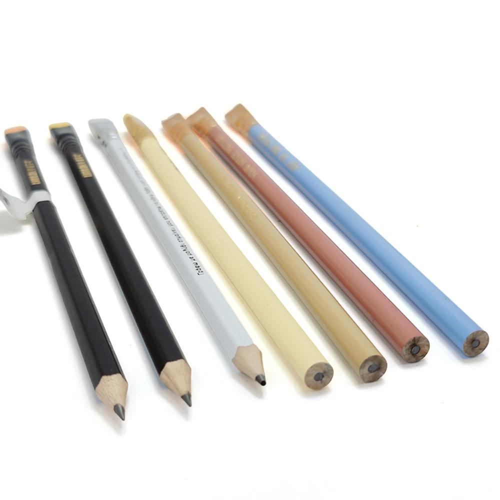 Manufacturer hot wholesale office stationery supplies fashion customized print wood pencils eraser top sketch Pencil With Logo