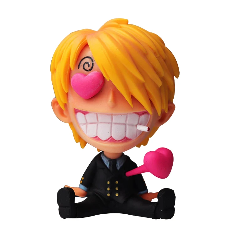 
High Quality PVC Mini Cute 10cm One Piece Figure Japan Anime Action Sanji Figurine Action Toys For Decoration 