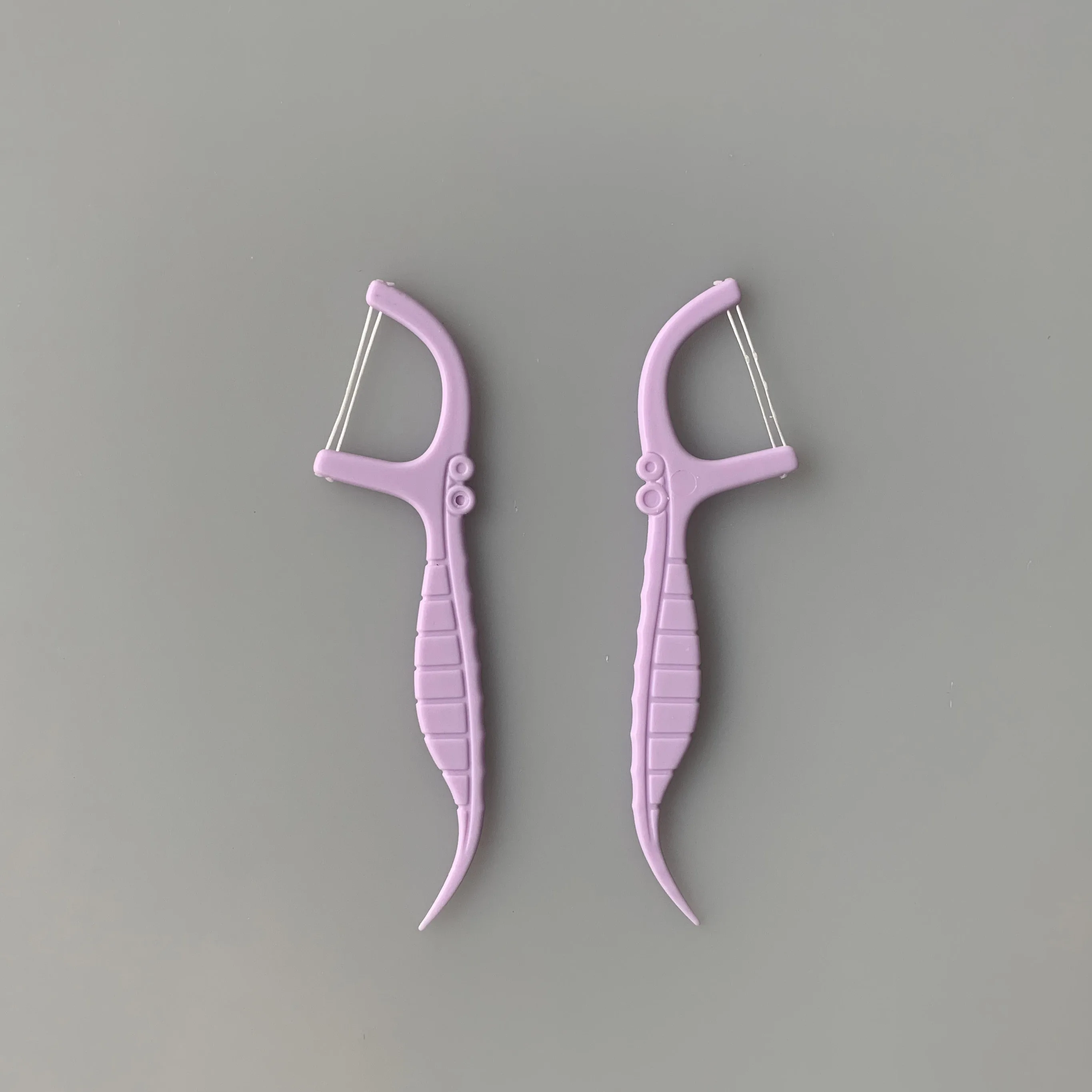 2024 new arrival  Dental Flossing Flosser Stick With Fluoride Anti-Caries Twin Line Dental Floss Picks 200 PCS per bag