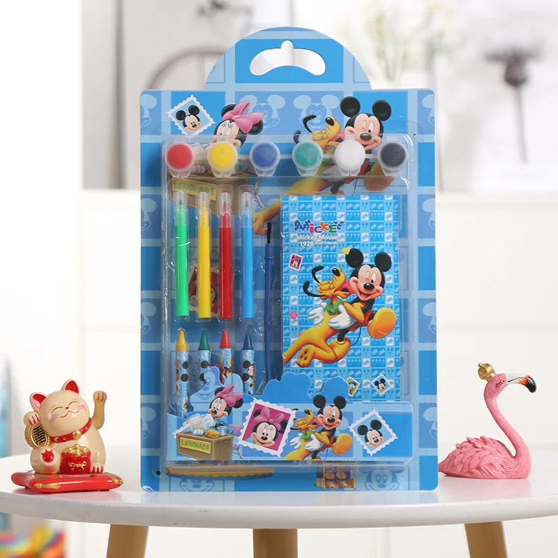 Kids novelty school stationery set coloring set