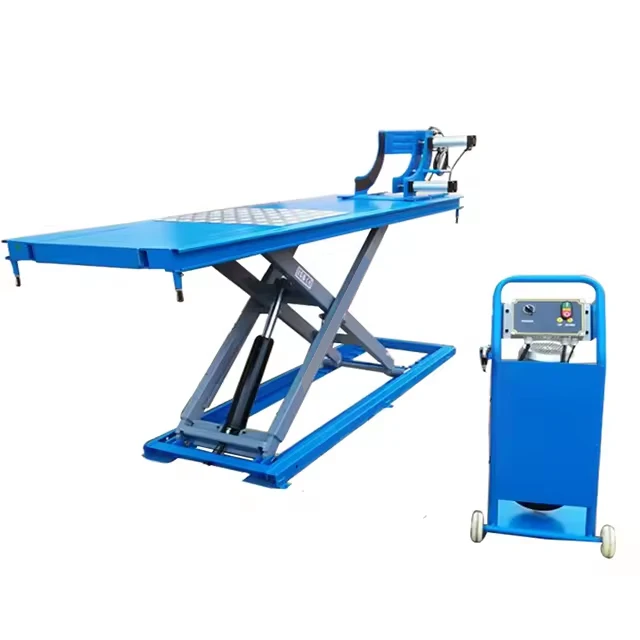 electric scissor ramp car bridge wash lift storage parking hydraulic elevator equipment set tools for garage mechanic vehicle