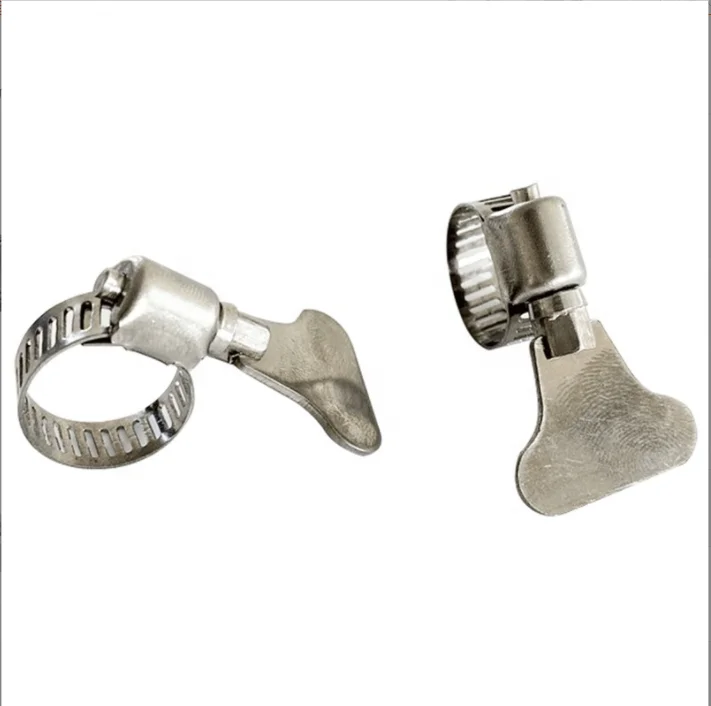 American Type with metal  key China Factory Hose clamp pipe clamp