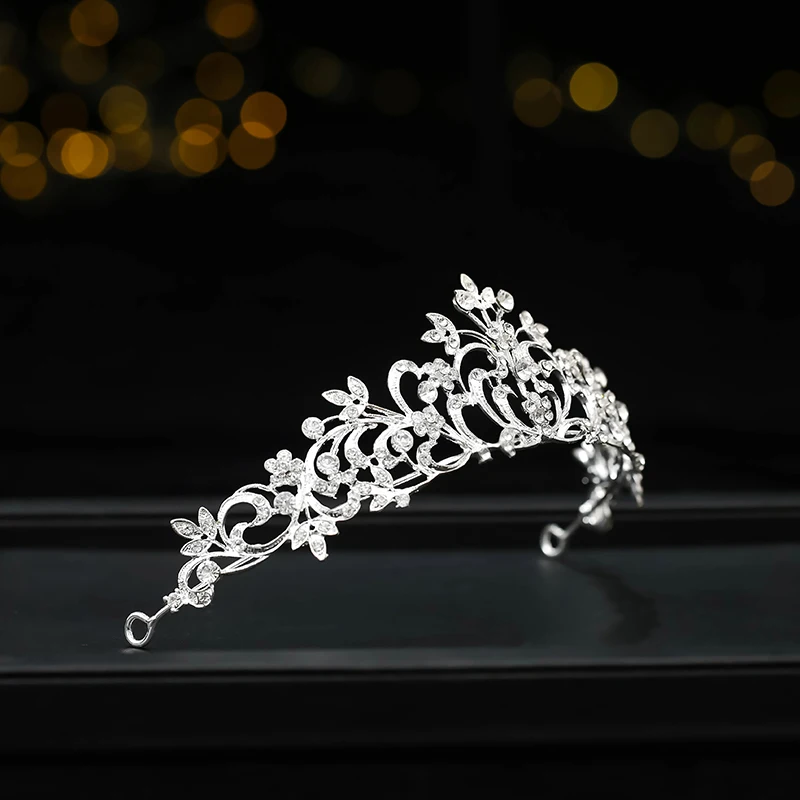 Wholesale 2021 Hot-Selling Headgear Crystal Hairband Bride Wedding Dress Crown Stage Performance Hair Accessories