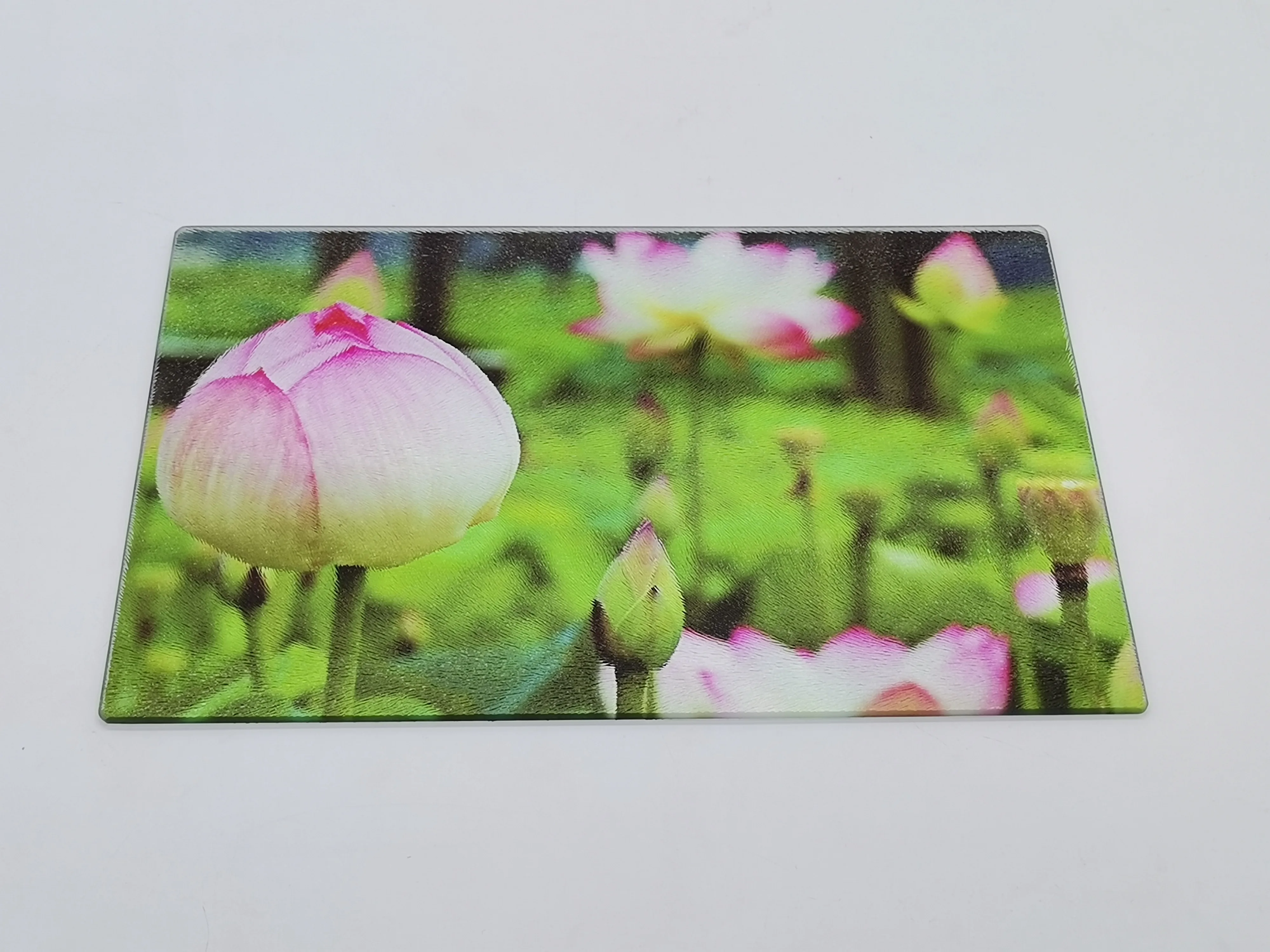 Recent popular and  Hot Sale Sublimation Blank Tempered Glass Cutting Chopping Board With Tray