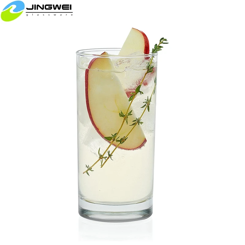 390ml Laser Engraved Gin Tonic European Premium Tall Glass Highball Tumbler Cup HiBall Glass Hi Ball Drinking Glass