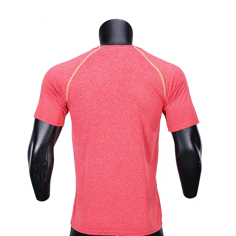 High quality fitness t shirt running sports gym wear men