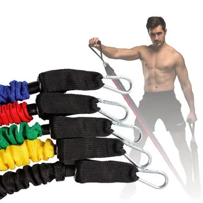 Pull Rope Heavy Yoga Tubes Pull Rope Expander 11pcs Training Fitness Latex Exercise Resistance Band Tube Set