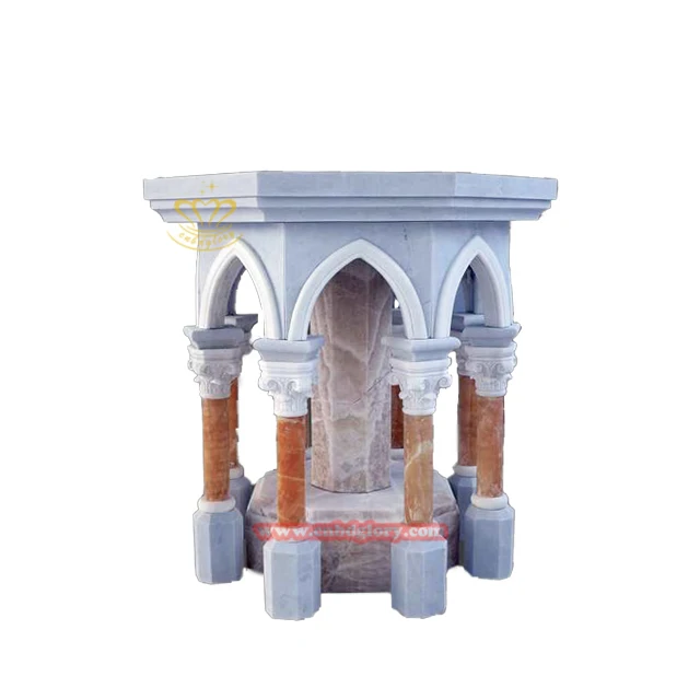 Christ Cathedral Stone art carving Catholic Religious Church sculpture Natural Stone Altar Table Marble Altar