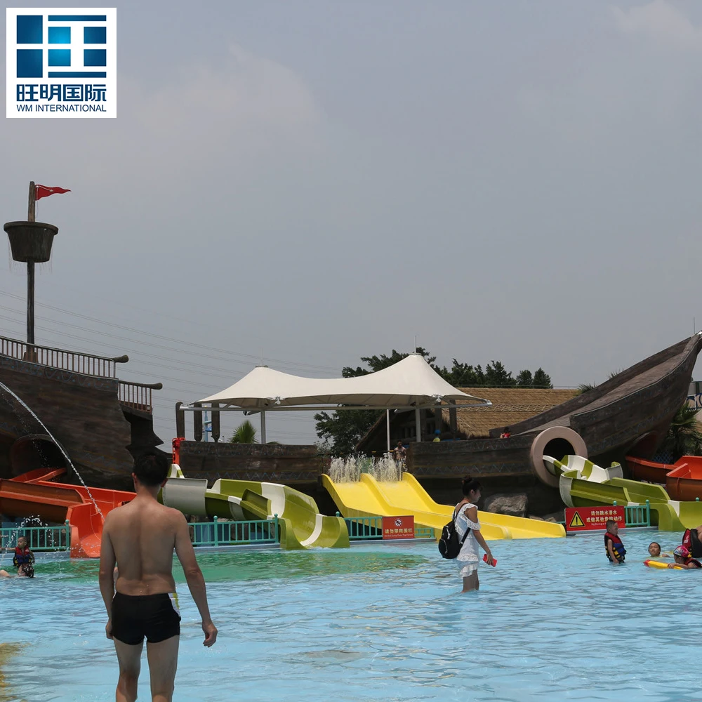 Aqua Park Water Play Equipment Fiberglass Water Slide for Sale