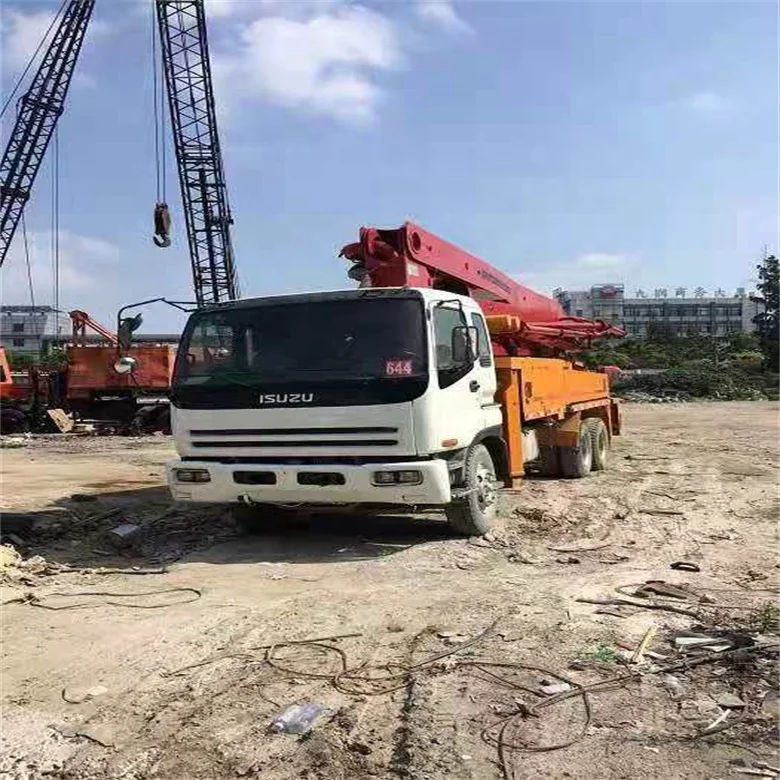 used putzmeister concrete pump truck with reliable quality and condition cheap for sale