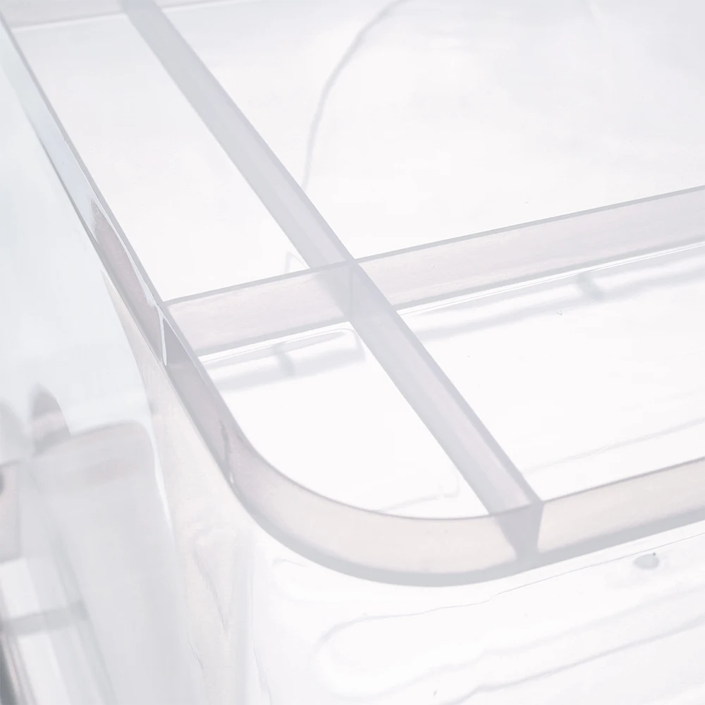 OEM ODM eco-friendly multi purpose 5L clear plastic bins