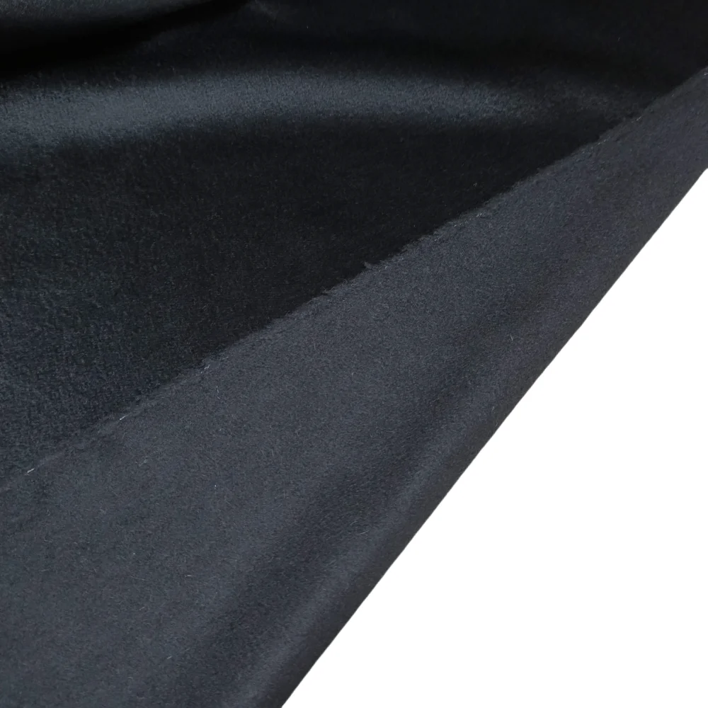 wool fabric for coats pure cashmere single-faced navy velvet fabric for boys men girls women winter style