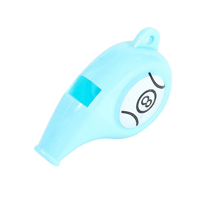 Cartoon cute plastic whistle toy Colorful cheering, cheering, referee whistle Fans cheering small gifts