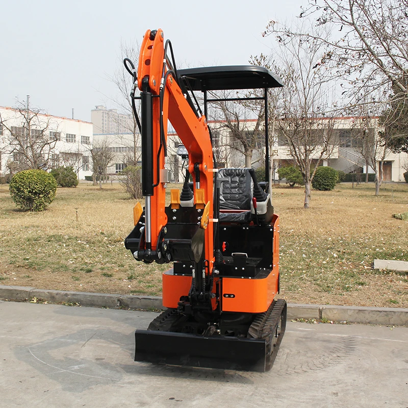 China compact mini excavators 1.2ton 1ton prices smallest mini digger with thumb bucket